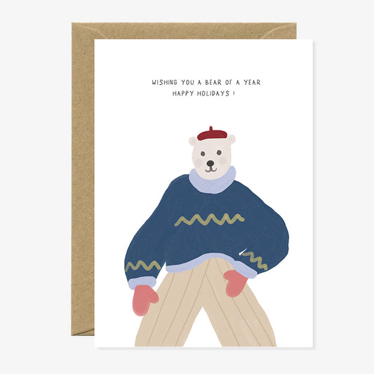 Wishing you a bear of a year - Happy Holidays !
