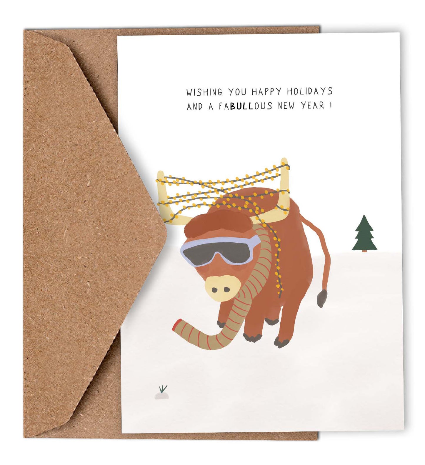 Wishing you a happy holidays and a faBULLous new year