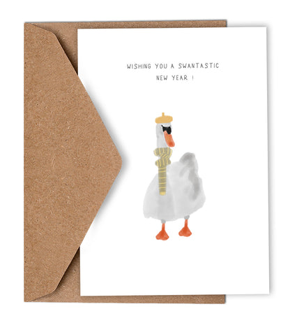 Wishing you a swantastic new year